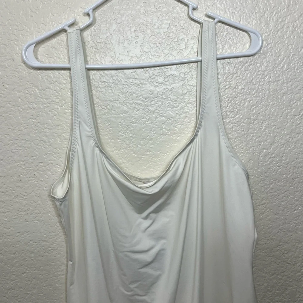 Skims Swim Tank Dress White Size 4X